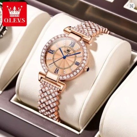 2026 OLEVS 9942 Waterproof Diamond Luxury Watches for Women.
